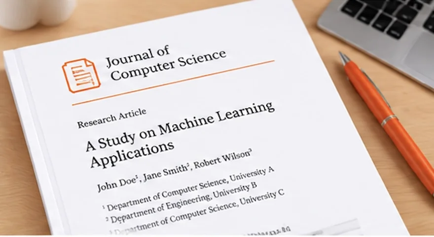 A university journal article in an accessible LaTeX template