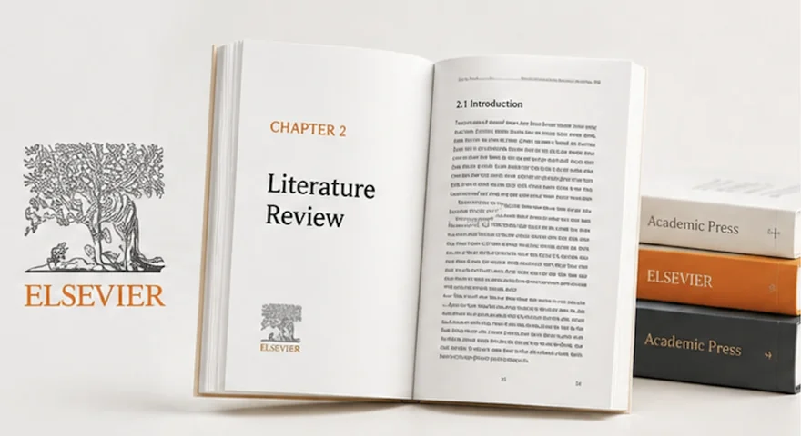 An open book at a chapter opening