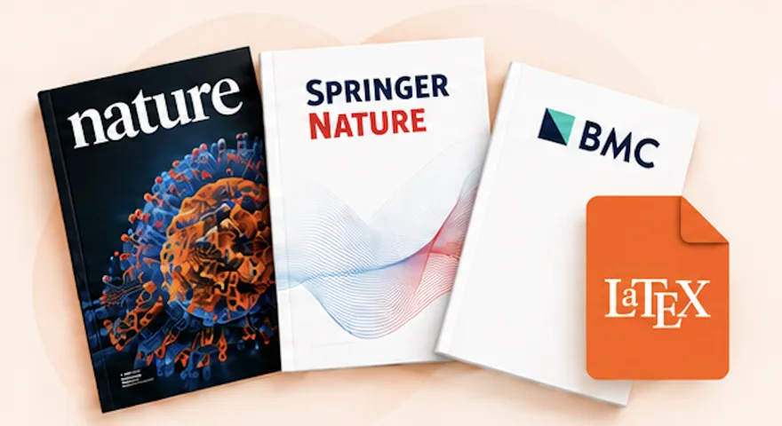 Nature, Springer Nature and BMC journals formatted in LaTeX